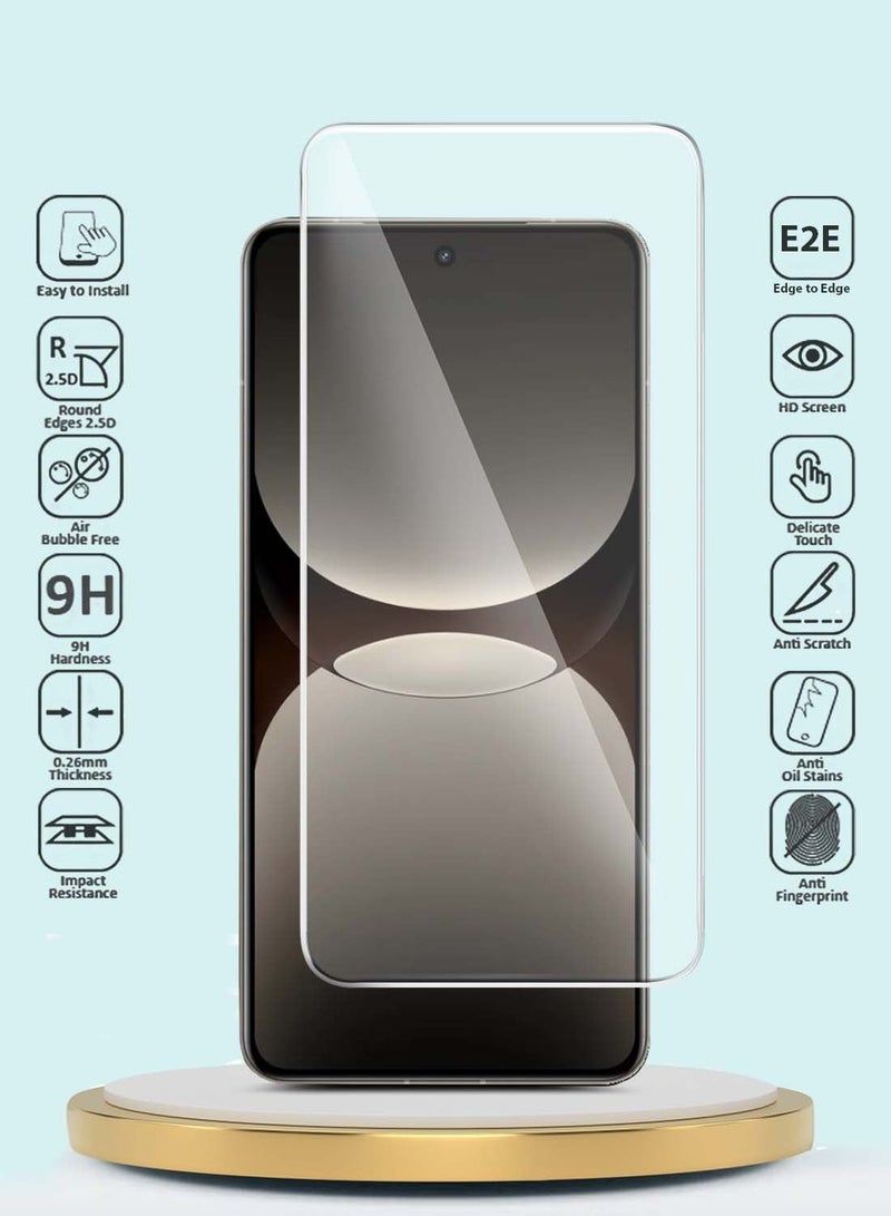 جيماكس واقي شاشة من الزجاج المقوى Realme GT 7 Pro 5G 2024 GMAX Premium Series 9H 2.5D - شفاف - Image 2